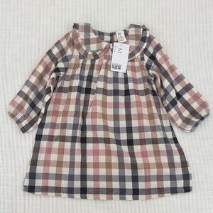 H&M Multicolor Checkered Dress